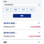 実現損益(2026年5月)